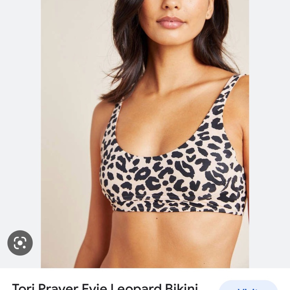 Tori praver leopard print bikini